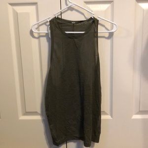 Green Lululemon tie tank top